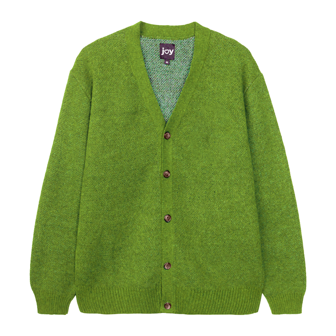 Fuzzy Cardigan (Green)
